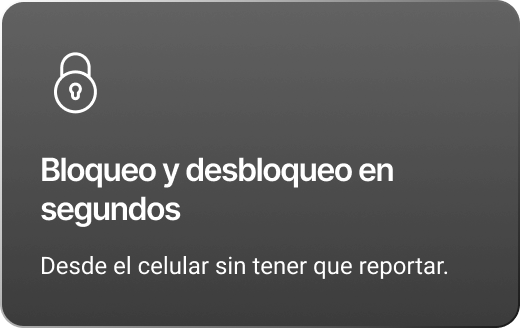 Bloqueo y desbloqueo de tarjetas